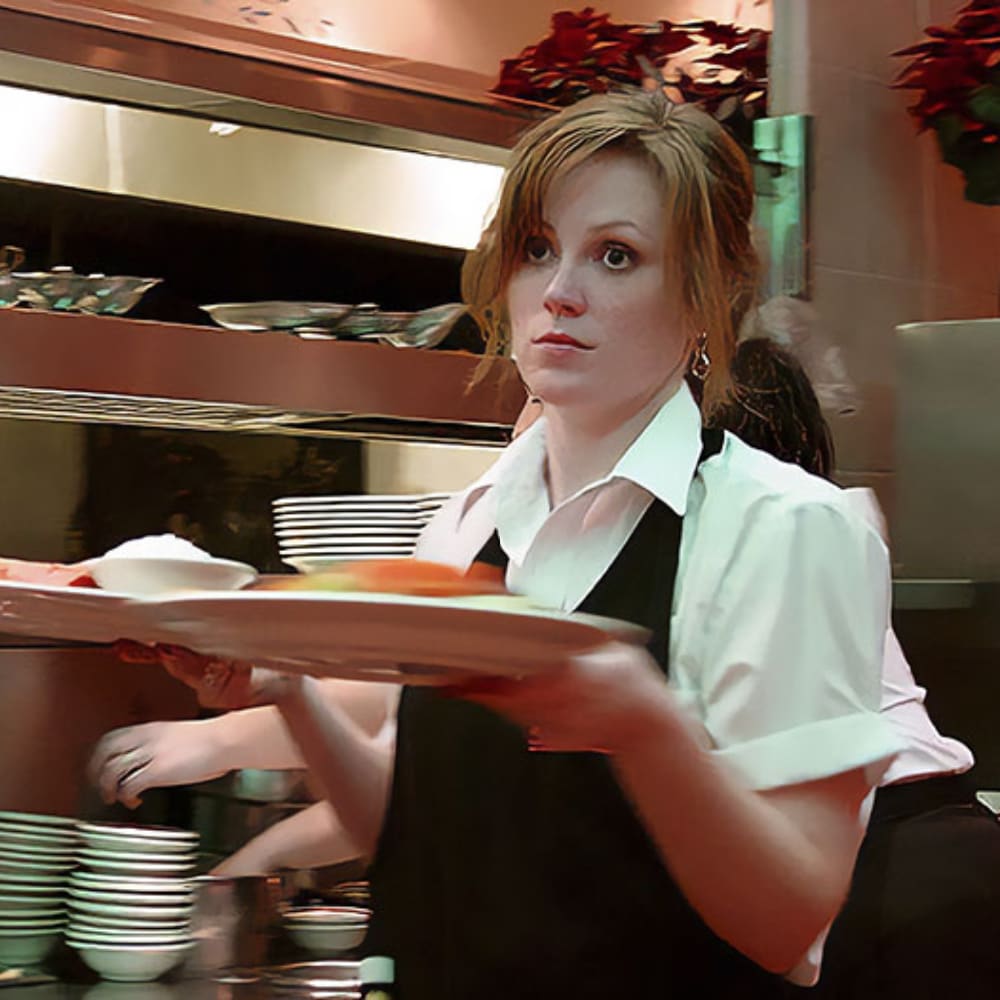 waitress on valentines day